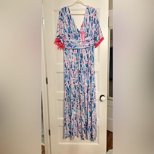 Lily Pulitzer long dress size L NWT